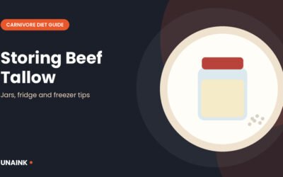 How to store beef tallow in a sealed glass jar