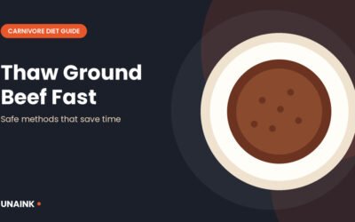 Ground beef in a bag showing how to thaw ground beef quickly