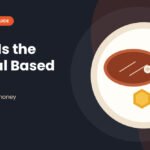 Animal based diet illustration with steak, fruit and honeycomb on a plate